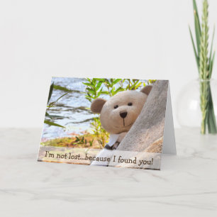Cartão Eu NÃO SOU PERDIDO… PORQUE EU O ENCONTREI!