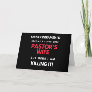Cartão Eu nunca sonhei que me tornaria um super bonito