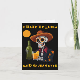Cartão Eu Odeio Tequila Disse Não Juan Eterninho Cinco De