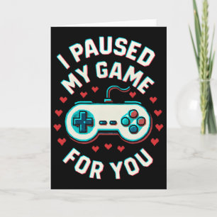 Cartão Eu Pausar Meu Jogo Para Você Vídeo Engraçado Jogos