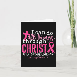 Cartão Eu Posso Fazer Tudo Através Do Cancer De Mama Cris