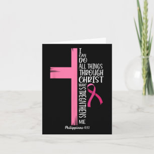 Cartão Eu Posso Fazer Tudo Através Do Cancer De Mama Cris
