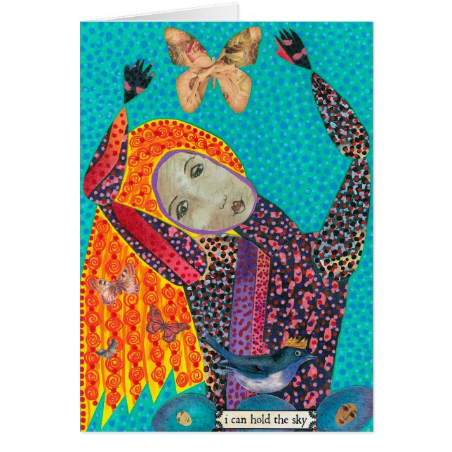 Cartão Eu posso guardarar o céu (Frente)
