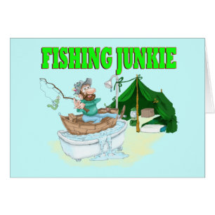 Cartão Eu preferencialmente a pescar!