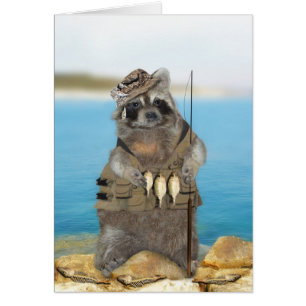 Cartão Eu Preferencialmente A Pescar