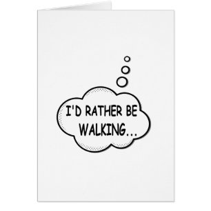 Cartão Eu Preferencialmente Andando