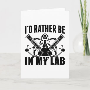 Cartão Eu Preferencialmente No Meu Laboratório Técnico