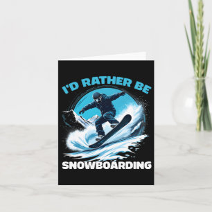 Cartão Eu Preferencialmente Snowboard Extreme Esportes De