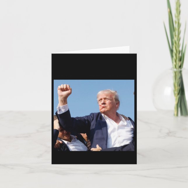 Cartão Eu! Presidente Trump (Frente)