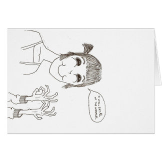 Cartão Eu quero comer todo o Hummus