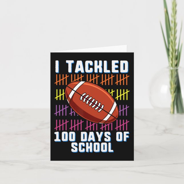 Cartão Eu Resolvi 100 Dias De Jovens De Futebol Escolar 1 (Frente)