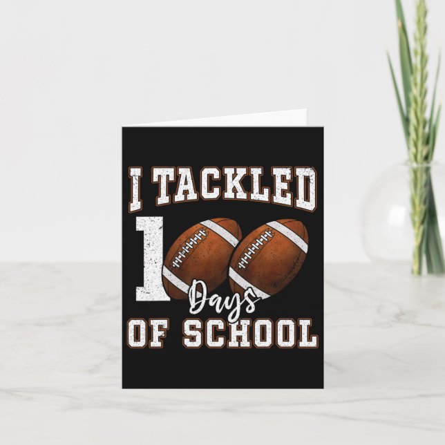 Cartão Eu Resolvi 100 Dias De Pegada Escolar 100 Dias Bo (Frente)