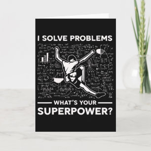 Cartão Eu Resolvo Problemas Qual É Seu Superpoder Boulder