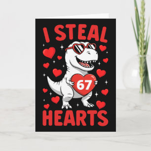 Cartão Eu Roubo 67 Corações T Rex Funny Valentine 67 Meme