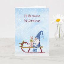 Eu serei o Gnomo do Punny de Natal personalizável