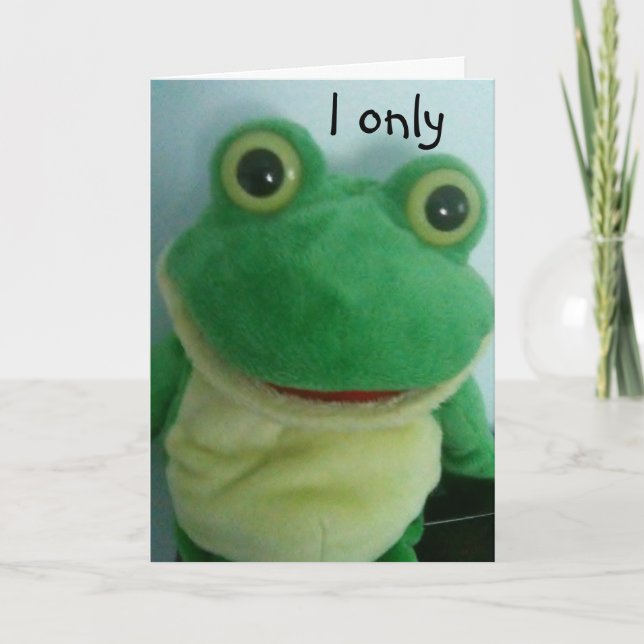 CARTÃO EU SÓ COMO VOOS = ANIVERSÁRIO HUMOR (Frente)