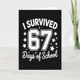 Cartão Eu Sobrevivi 67 Dias De Professores Alunos 1 