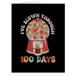 Cartão Eu Soprei 100 Dias