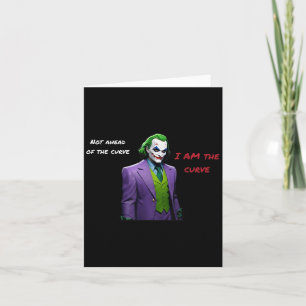Cartão Eu Sou A Curva Villain Halloween Anti Hero Aesthet