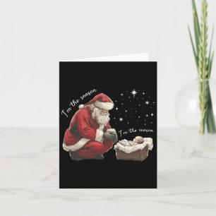 Cartão Eu sou a estação que sou a razão de Jesus Christia