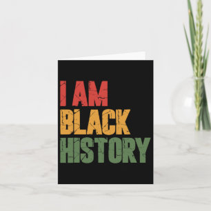 Cartão Eu sou a história negra 1