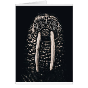 Cartão Eu sou a morsa