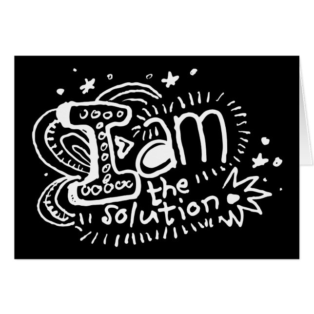 Cartão Eu sou a solução 2 (Frente Horizontal)