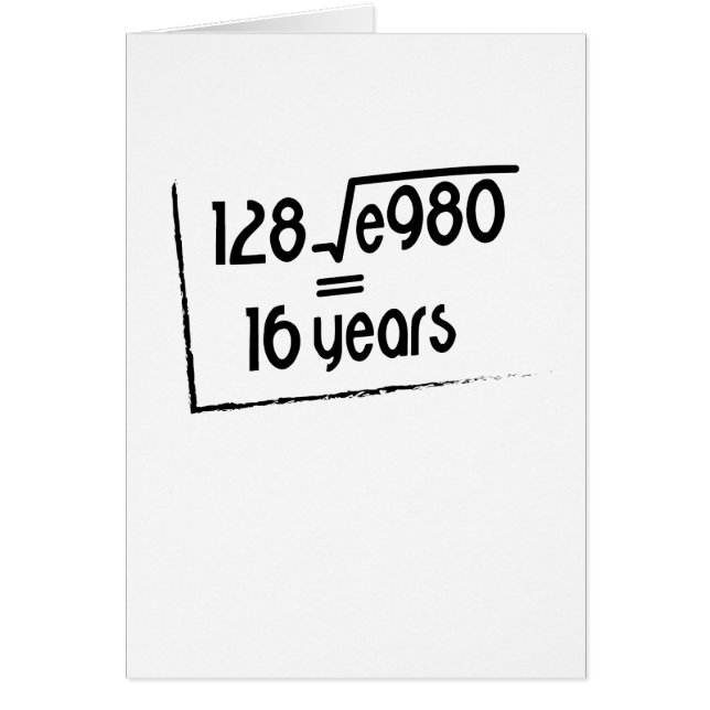 Cartão Eu sou amante engraçado da matemática do presente (Frente)