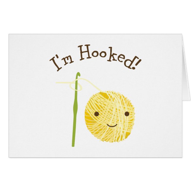 Cartão Eu sou enganchado! (Frente Horizontal)