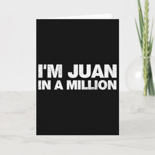 Cartão Eu Sou Juan Em Um Milhão Cinco De Mayo Trocadilho 