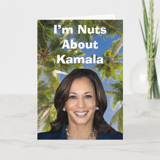 Cartão Eu sou Loucos sobre Kamala (Frente)