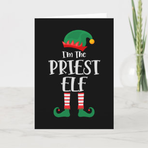Cartão Eu Sou O Design De Natal De Elfo Corresponde Ao Pa