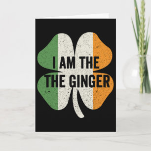 Cartão Eu Sou O Ginger Dibs No Ruivo Divertido St Patri