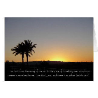 Cartão Eu sou o Lorde Sunset