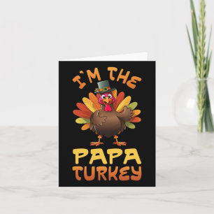 Cartão Eu Sou O Papá Turco Engraçada Festa De Família De