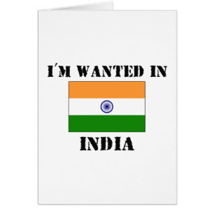 Cartão Eu sou querido em India