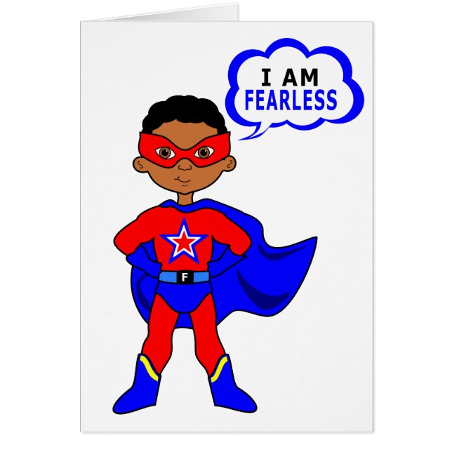 Cartão Eu sou sem medo (Frente)