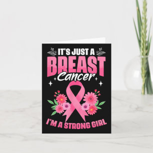 Cartão Eu sou um forte Cancer de mama de Sobrevivente de
