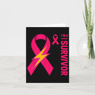Cartão Eu Sou Um Sobrevivente Cancer De Mama Consciência