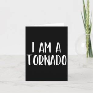 Cartão Eu sou um Tornado Halloween Eu sou uma fantasia si