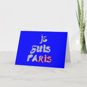 Cartão Eu Souro Arte de Paris Impressão