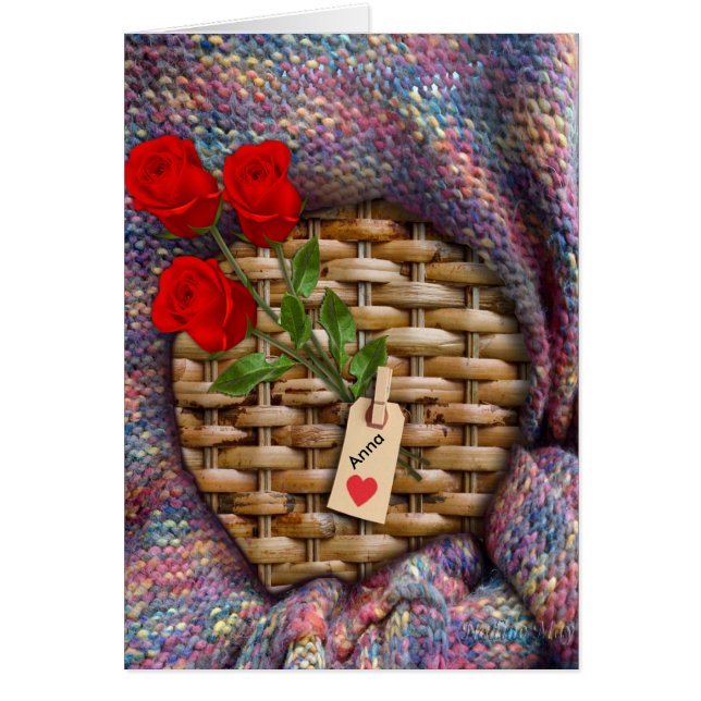 Cartão Eu te amo (Frente)