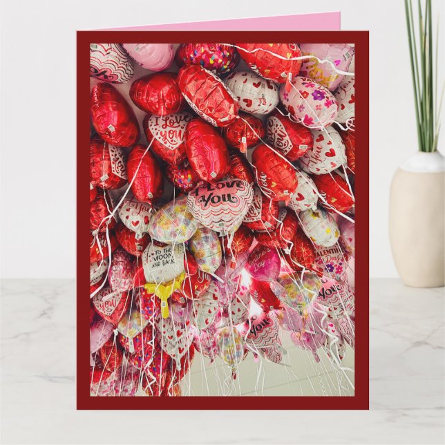 Cartão Eu Te Amo Até a Lua e de Volta (Frente)