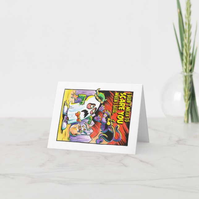 Cartão Eu Te Amo, Boo! (Frente)