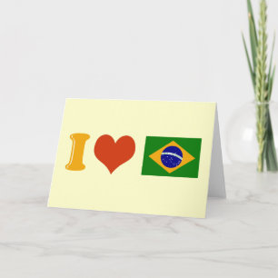 Cartão Eu te amo Brasil