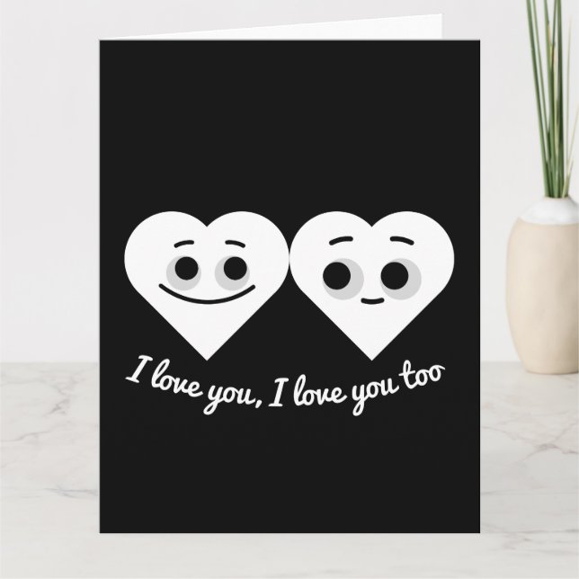 CARTÃO EU TE AMO, EU TE AMO TAMBÉM (Frente)