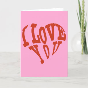 Cartão Eu Te Amo Feliz dia de os namorados Saudação