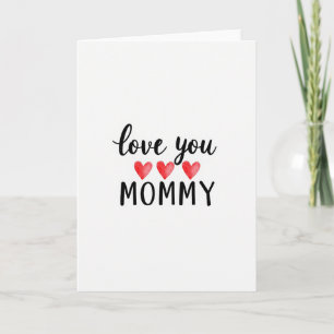 Cartão Eu Te Amo Mamãe Placa Gráfica