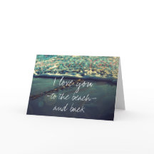 Eu te amo na praia e de volta