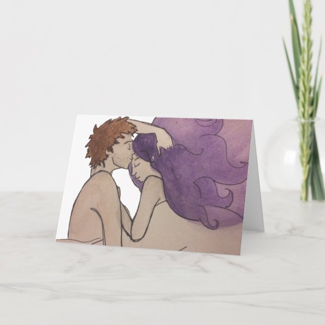 Cartão Eu te amo, sempre. (Frente)